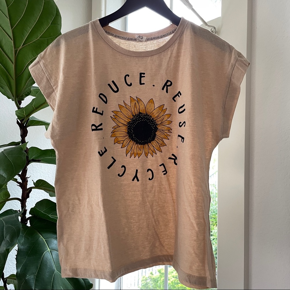 Reduce reuse recycle graphic tee
